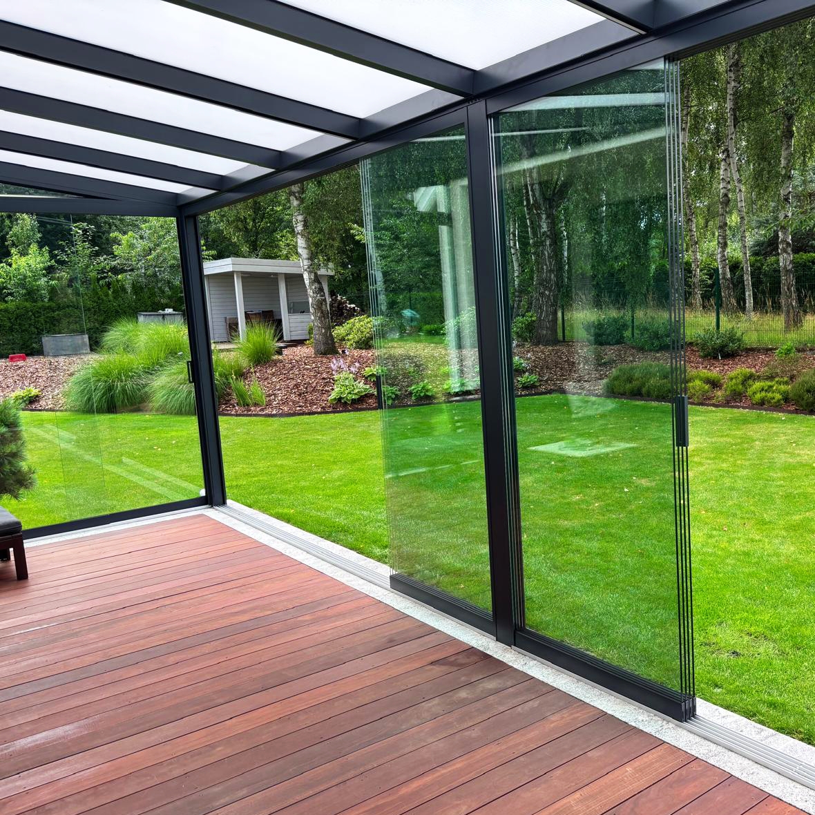 zadaszenie i zabudowa tarasu w Szczecinie